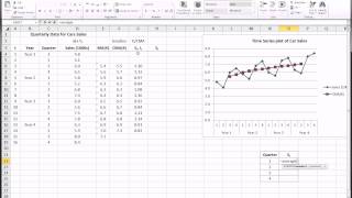 Excel  Time Series Forecasting  Part 2 of 3 [upl. by Carrie174]