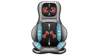 Comfier Shiatsu Neck amp Back Massager  2D3D Kneading Full Back Massager  Adjustable Air Compress [upl. by Carmela]