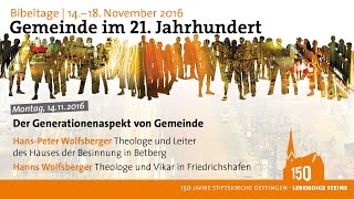 Der Generationenaspekt von Gemeinde [upl. by Amocat230]