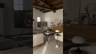 living room tour 🤍 apartment livingroom room [upl. by Ybrik]