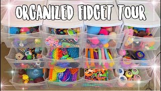 ORGANIZED FIDGET COLLECTION TOUR HIGHLY SATISFYING [upl. by Dorcus]