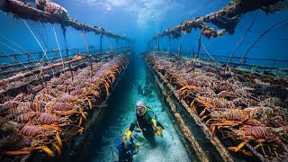 How European Fishermen Catch Millions of Lobsters in Deep Sea Traps and Make Millions of Dollars [upl. by Nonnahc]