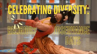 Celebrating Diversity Religious Observance Days [upl. by Zoa]