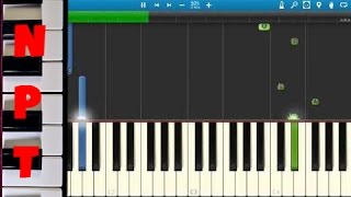 Kanye West ft Sia  Wolves  Piano Tutorial  How to play Wolves  Synthesia [upl. by Karissa885]