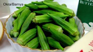 How To Cook BamyaOkra  The Afghan Style [upl. by Mile]