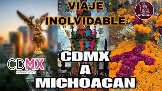 VIAJAMOS DE CDMX A PATZCUARO PARA CELEBRAR EL DIA DE MUERTOS LA CELEBRACION MAS BELLA DE MEXICO [upl. by Aihsoj706]