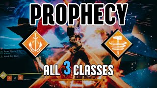 Solo Prophecy  All 3 Classes  Season Of The Wish  Destiny 2 [upl. by Atyekram]