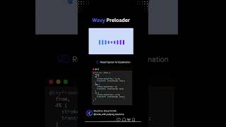 🌊 Smooth Wavy Preloader Animation with CSS Keyframes  Web Design Tutorial [upl. by Oiracam]