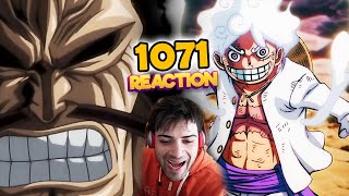 HA DISTRUTTO INTERNET😍 REACTION AL GEAR 5 DI RUFY IN ONE PIECE 😱 [upl. by Nawad791]