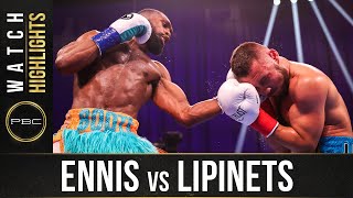 Ennis vs Lipinets HIGHLIGHTS April 10 2021  PBC on SHOWTIME [upl. by Airdnua]