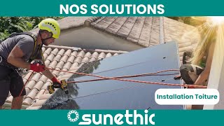 Tutoriel Installation Kit Panneaux Solaires Autoconsommation sur Toiture SoiMême  Sunethic 2023 [upl. by Airogerg49]