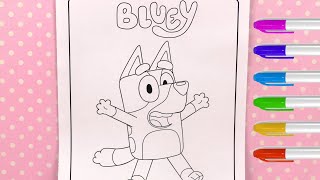 Activité de Coloriage pour Enfants Bluey [upl. by Daniell]