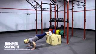 Plyometric Box Decline Push Up [upl. by Anilok]