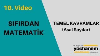 YÖS SIFIRDAN MATEMATİK  TEMEL KAVRAMLAR Asal Sayılar onlineyöskursu yöskursu [upl. by Pedroza]