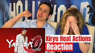 Yakuza 0 All Kiryu Heat Actions Reaction [upl. by Boniface]