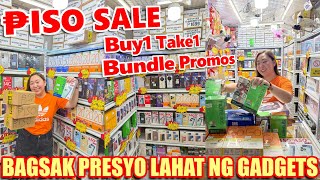 PISO SALE LAHAT NG GADGETS BAGSAK PRESYO NA MAY BUY 1 TAKE 1 PA NGAYON [upl. by Eioj621]