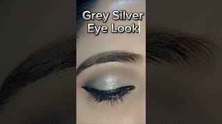 Grey Silver Eye Makeup viralvideo ytshorts trending trending shorts eyemekeup viralshorts [upl. by Landri]