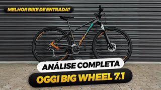 Análise Bicicleta Oggi 71 2023 – a Bike intermediária da Oggi – Shimano DEORE  Rockshox [upl. by Casmey]