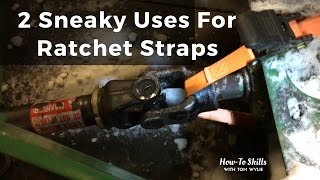 2 Sneaky Uses For Ratchet Straps [upl. by Nasah800]