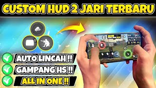 CUSTOM HUD 2 JARI TERBARU 2023‼️AUTO LINCAH amp MUDAH HEADSHOT SEPERTI PRO PLAYER 🔥  GARENA FREE FIRE [upl. by Petrie798]