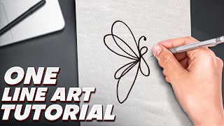 Line Art für Anfänger  Tutorial [upl. by Burny164]