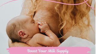 Boost Your Milk Supply Proven Tips for New Moms [upl. by Otreblanauj]