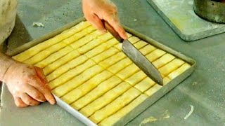 Güllüoğlu Baklava Nasıl Yapılır ✅ Ustasından Gerçek Antep Baklavası Tarifi [upl. by Rizan75]