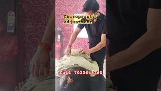 l5s1 lumbar adjustment by chiropractic in india by dr Pankaj Choudhary shortsfeed bangaloreshort [upl. by Sacks]