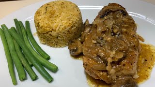 DELICIOUS Smothered Pork Chops amp Gravy🤤 PORKCHOPS DELICIOUSGRAVY HOMEMADEGRAVY [upl. by Eniksre779]