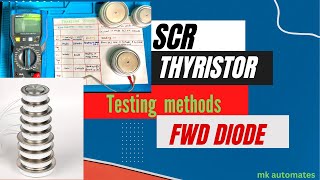 Scr  thyristor  power diode  free wheeling diode testing  scr thyristor in hindielectronics [upl. by Uel111]