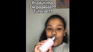 Tutorial dos produtinhos de papelão🫶🏻❤️ [upl. by Christianson]