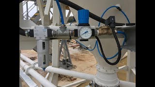 How to make silo aeration nozzle presure adjustment on MEKA concrete plants [upl. by Reinwald]