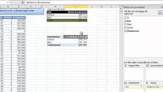 Pivottabeller i Excel 1 En första introduktion [upl. by Edette330]