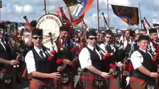 Ulster Scots Festival  Thiepval Memorial Pipe Band [upl. by Seuqirdor]