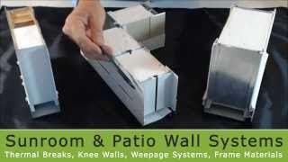 Affordable Sunroom Kits Wall Systems [upl. by Ailaza407]