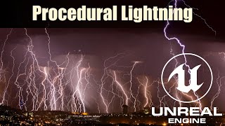 Procedural Lightning in UE4UE5 [upl. by Rockwell]