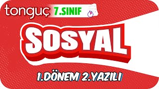 7Sınıf Sosyal 1Dönem 2Yazılıya Hazırlık 📝 2024 [upl. by Malia]