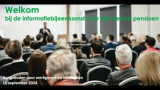 Video webinar Nieuwe pensioen 10092024 [upl. by Worthington]