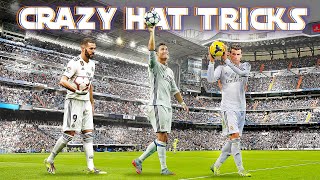 EPIC Real Madrid HATTRICKS  Cristiano Ronaldo Bale Benzema [upl. by Eiliab]