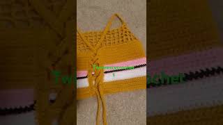 New tutorial  Halter top crochet crochetprojects crochetpatterns crochettop [upl. by Ruhtua]