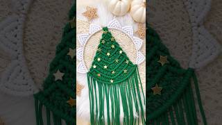 DIY MACRAME CHRISTMAS TREE 🎄 diy christmas macrame [upl. by Hisbe391]