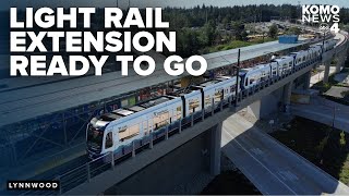 Lynnwood Link light rail extension set to start Friday expects nearly 50000 riders [upl. by Ielak289]