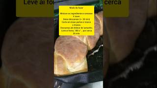 Receita de Pão Caseiro Bem Macio e Gostoso [upl. by Ellinet]