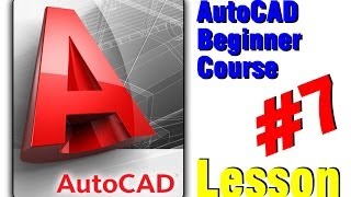 AutoCAD Beginner Course  Working with Coordinate Lesson 7 [upl. by Yednil342]