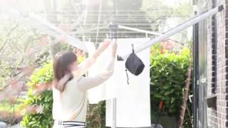 Brabantia Lift O Matic Advance Rotary Dryer Washing Line [upl. by Kiki]