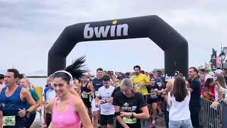 Spetses mini Marathon 2024 10K running start [upl. by Kerns874]