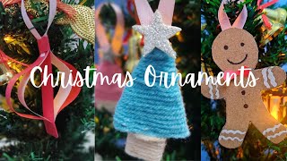 Easy craft ideas 3 Christmas Ornaments You Can Make MINUTES diy craft [upl. by Keily]