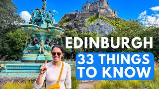 EDINBURGH TRAVEL TIPS 33 Things to Know Before You Visit Edinburgh Scotland [upl. by Rysler]