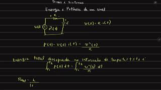 Sinais e Sistemas  Energia e potência de um sinal [upl. by Kalindi]