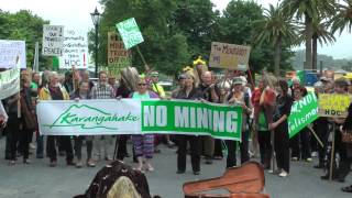 Protect Karangahake Protest Paeroa 26112014 [upl. by Mylan]